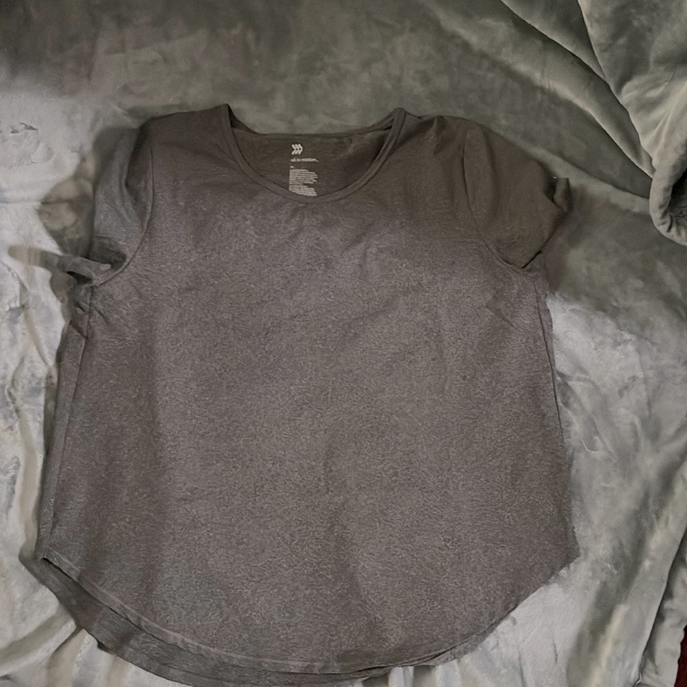 Grey scoop neck size XL